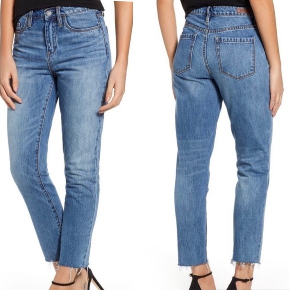 Blank NYC Denim - Blank NYC Madison Crop Denim Hi Rise Jean Size 26 Color: Blue